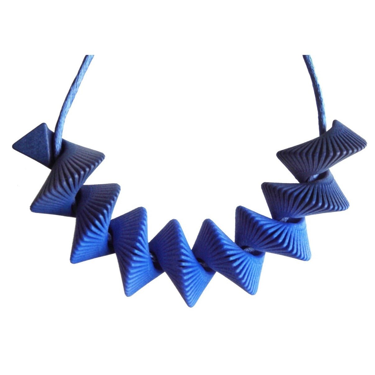 Blue Helix Necklace | Contemporary Designer Jewellery