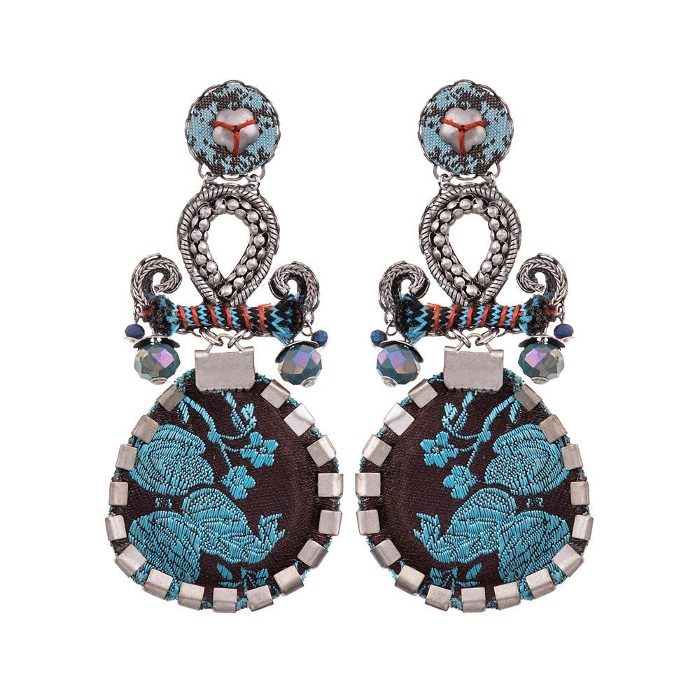 Blue Space Lucy Earrings | Contemporary Designer Jewellery