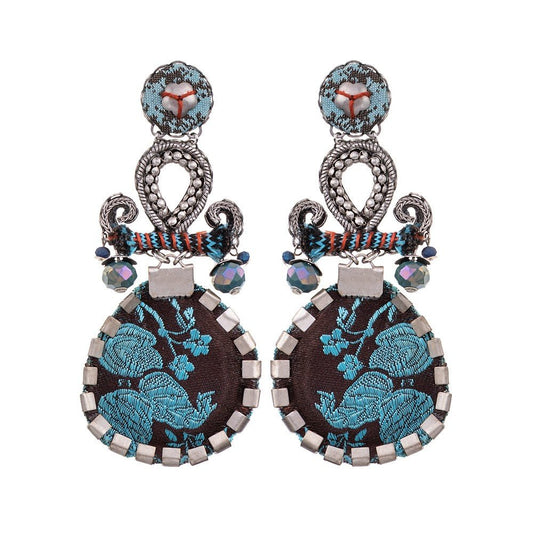 Blue Space Lucy Earrings | Contemporary Designer Jewellery