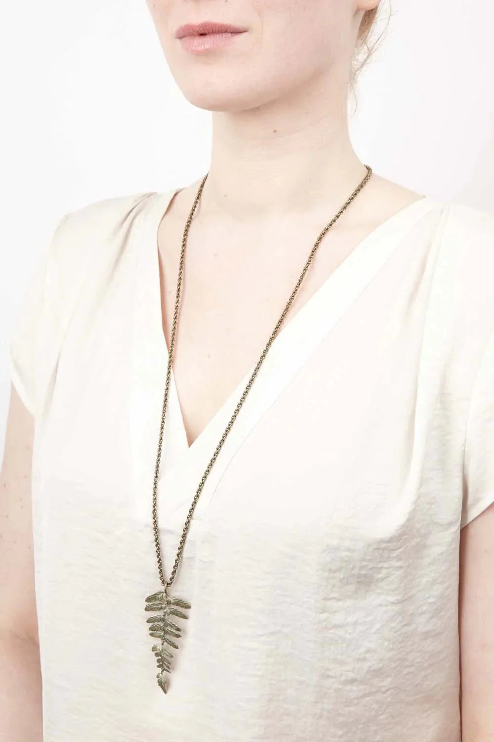 Fern Long Necklace | Contemporary Designer Jewellery