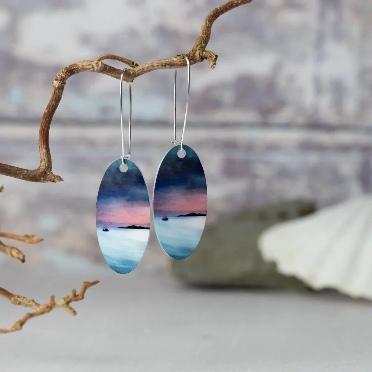 Fishing the Minch Earrings | Contemporary Designer Jewellery