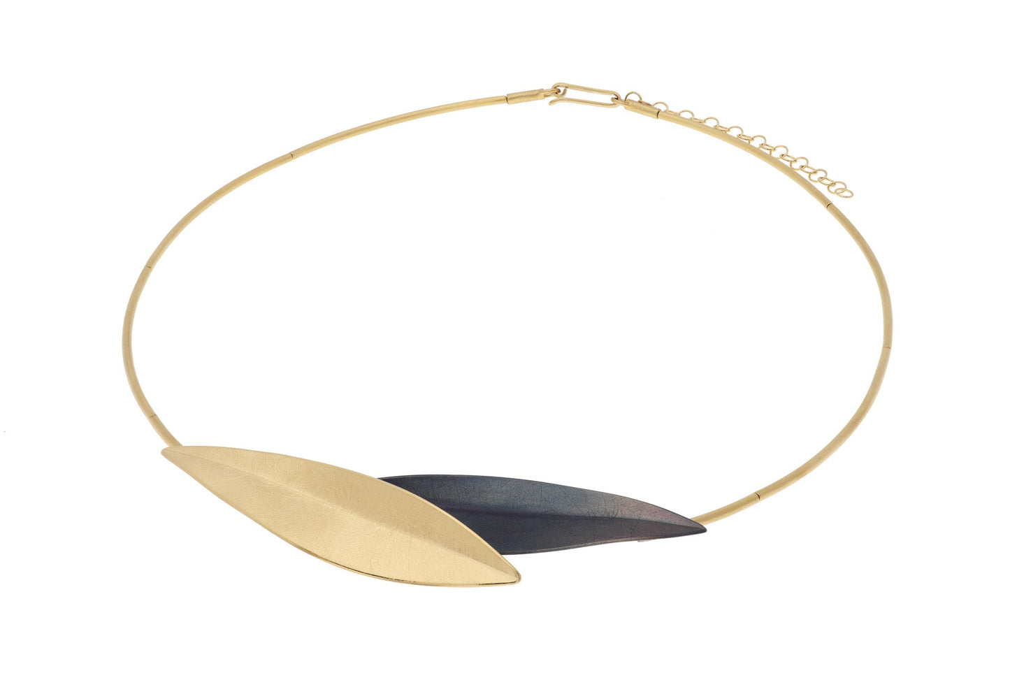 Gold Leaf Necklace | Contemporary Designer Jewellery