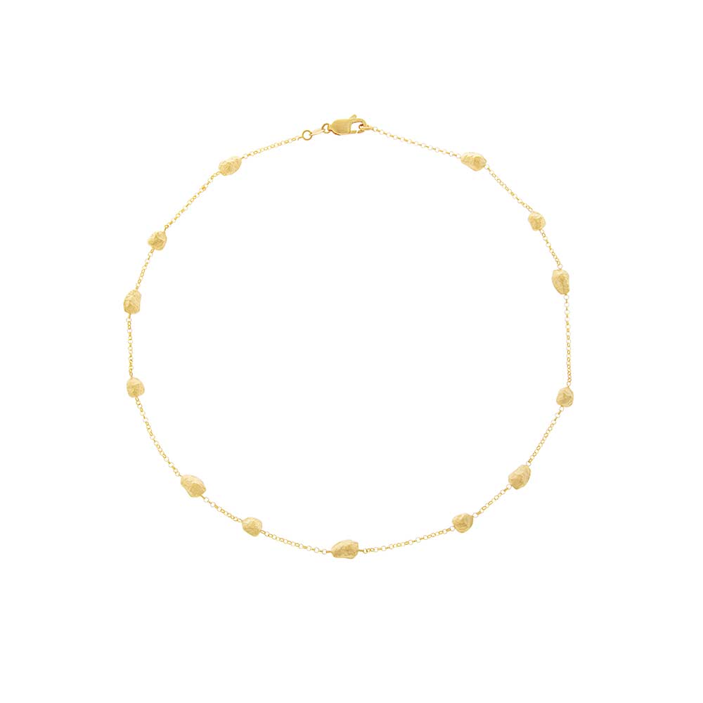 Gold Nugget Necklace | Contemporary Designer Jewellery