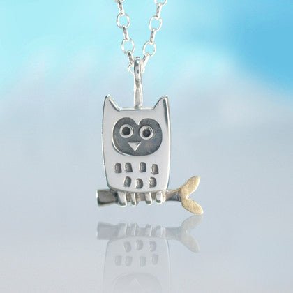 Little Owl Pendant | Contemporary Designer Jewellery