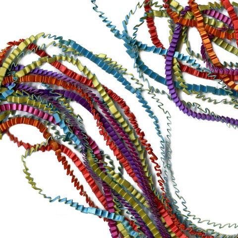 Multicolour Fabric Strand Necklace | Contemporary Designer Jewellery