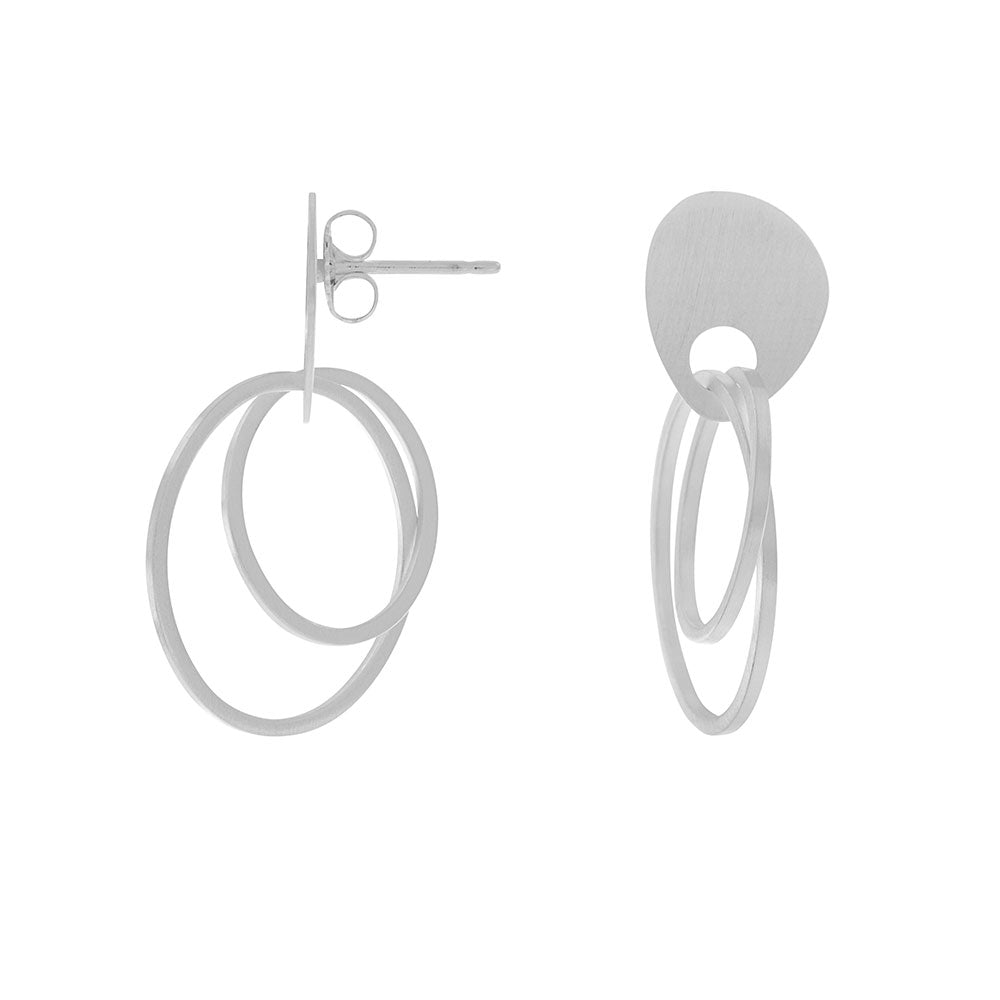 Oval Hoop Earrings | Contemporary Designer Jewellery