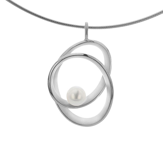 Pearl Wound Pendant | Contemporary Designer Jewellery