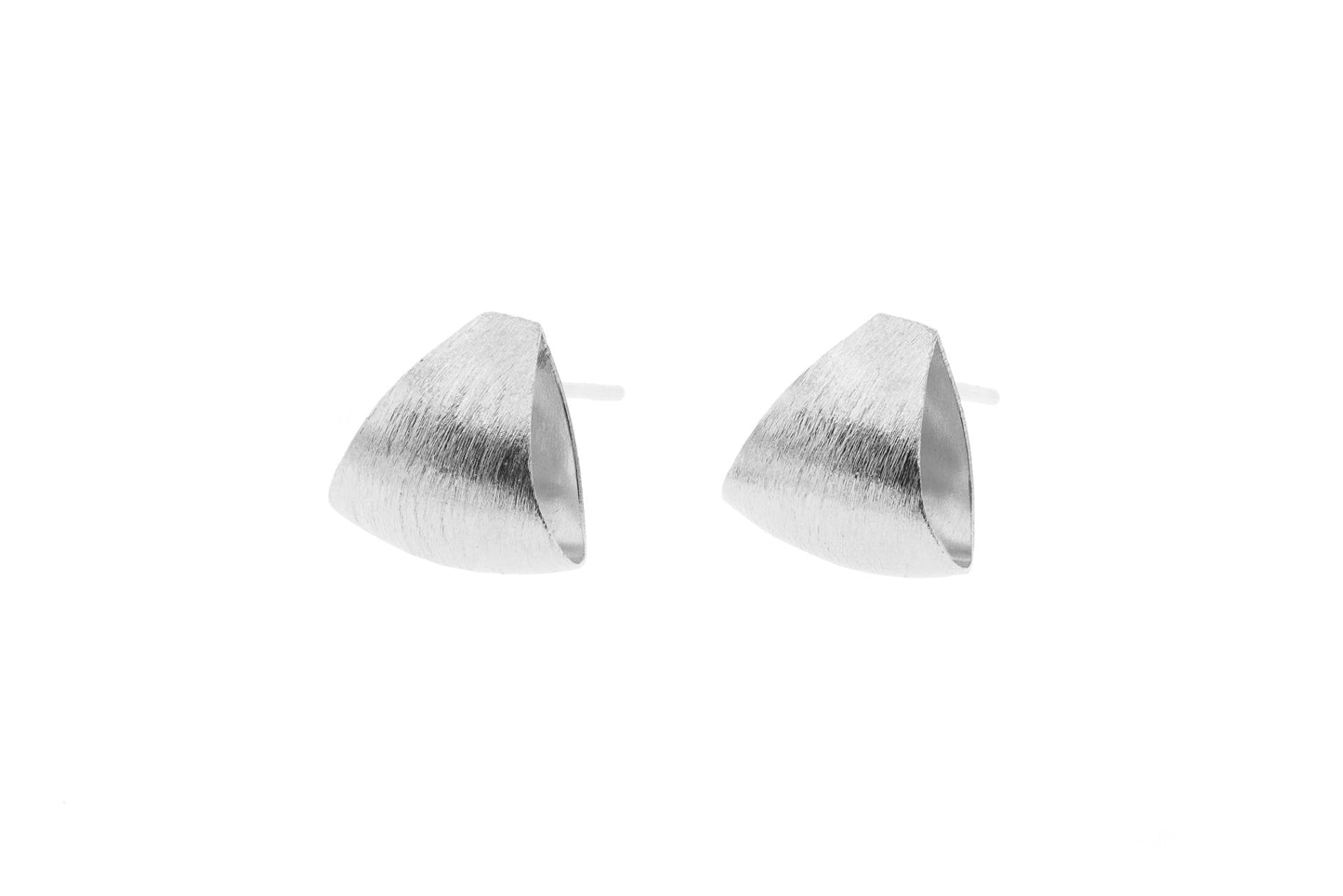 Silver Curl Studs | Contemporary Designer Jewellery