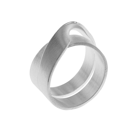 Silver Fold Ring | Contemporary Designer Jewellery